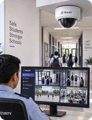 Intelligent CCTV security surveillance dashboard