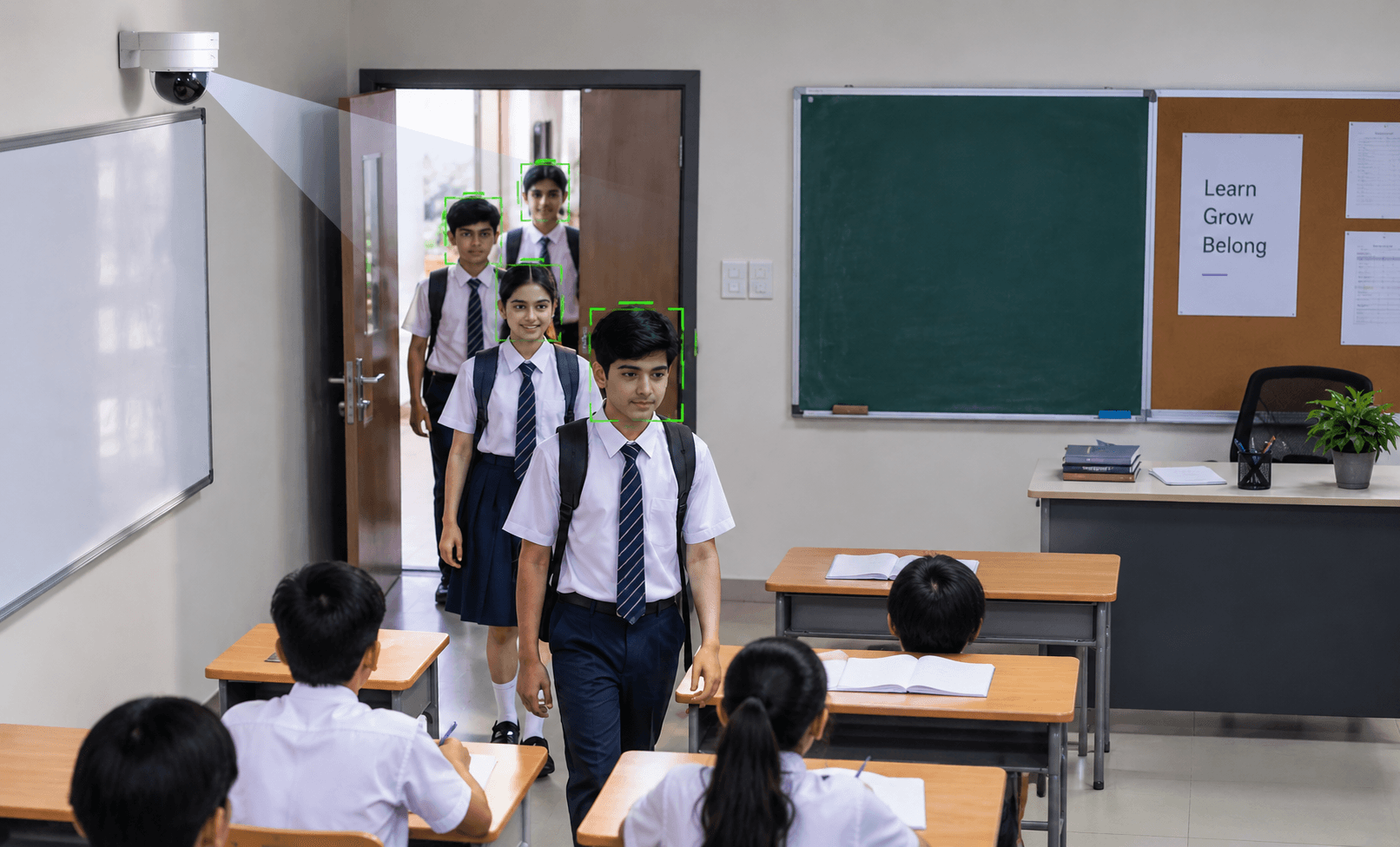Classroom AI attendance detection and recognition